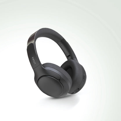 Lycka Fusion ANC Bluetooth Headphones, Active Noise Cancellation, Tuned Equalizer, 30 Hours Longest Playback, 500 mAh Battery (Black)