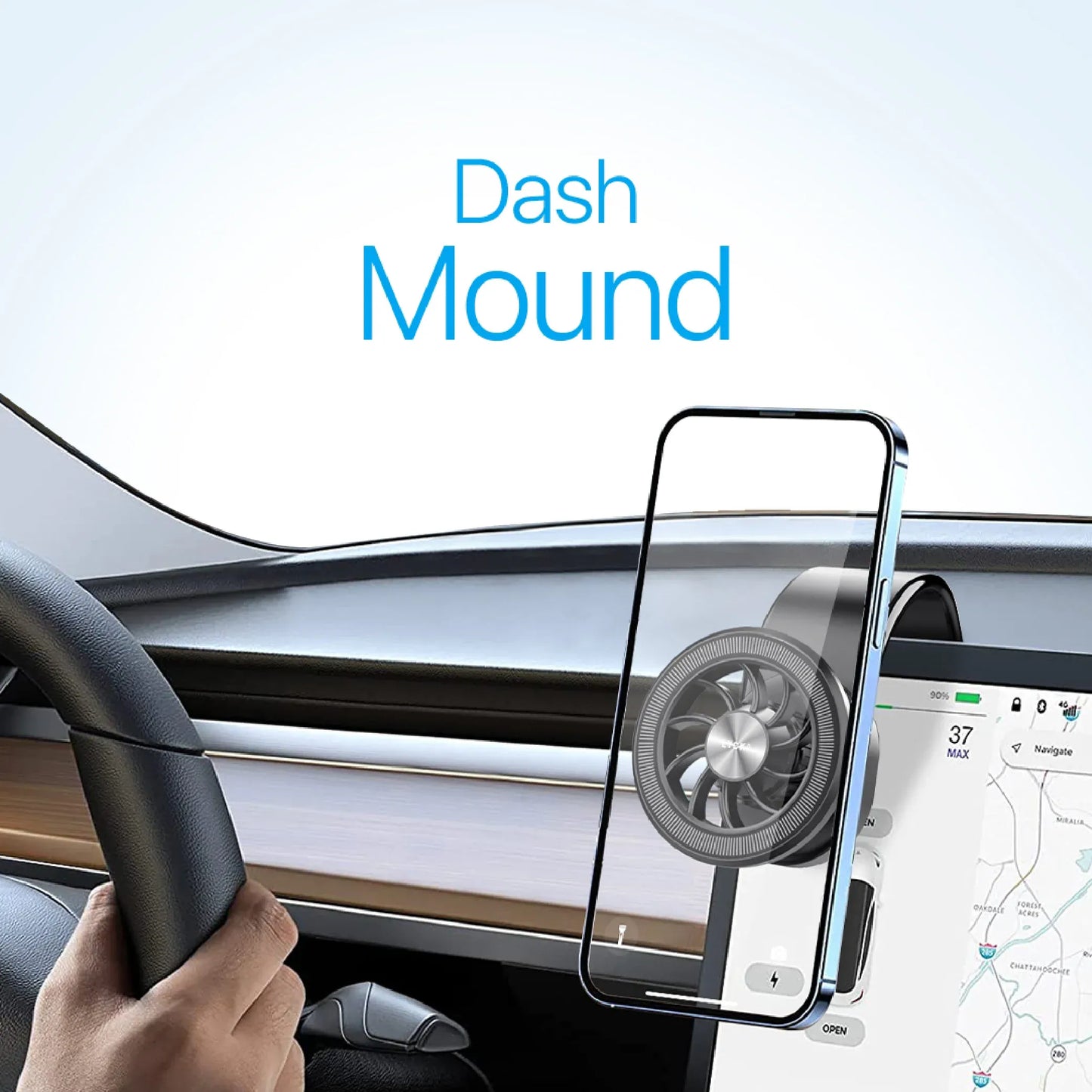 Lycka Clutch B16 – 360° Magnetic Car Mount with Ultra-Strong Grip