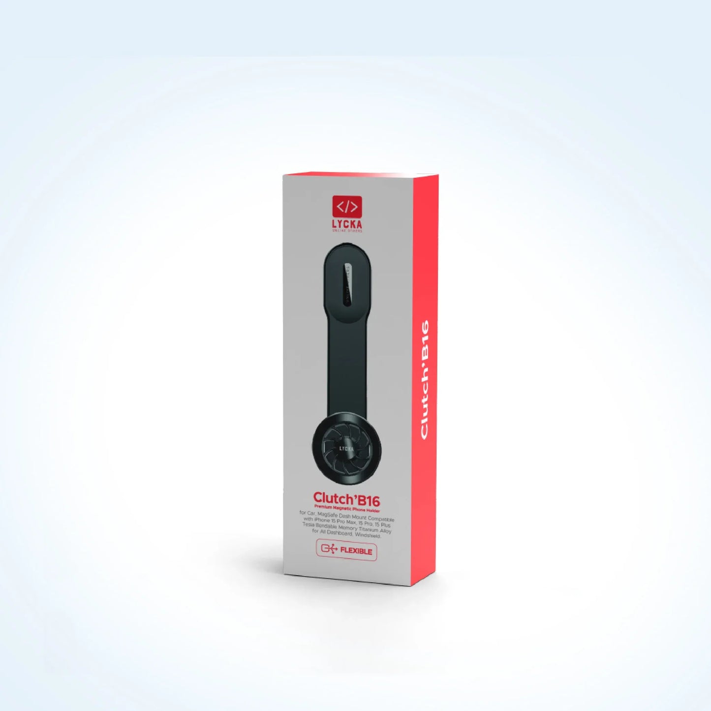 Lycka Clutch B16 – 360° Magnetic Car Mount with Ultra-Strong Grip