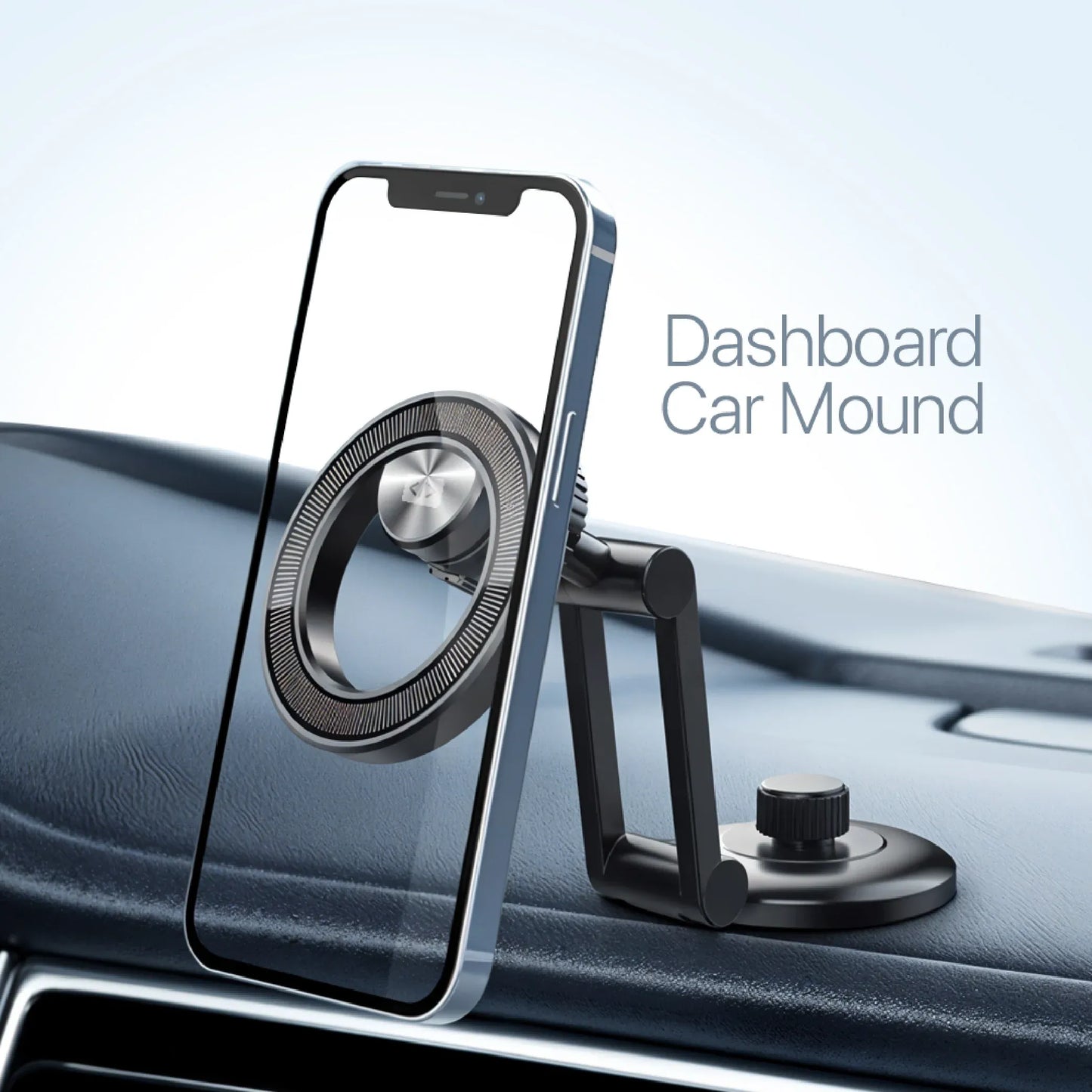 Lycka Clutch D03 – Magnetic Dashboard & Windshield Mount with Multi-Angle Flexibility
